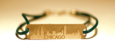 Chicago skyline bracelet